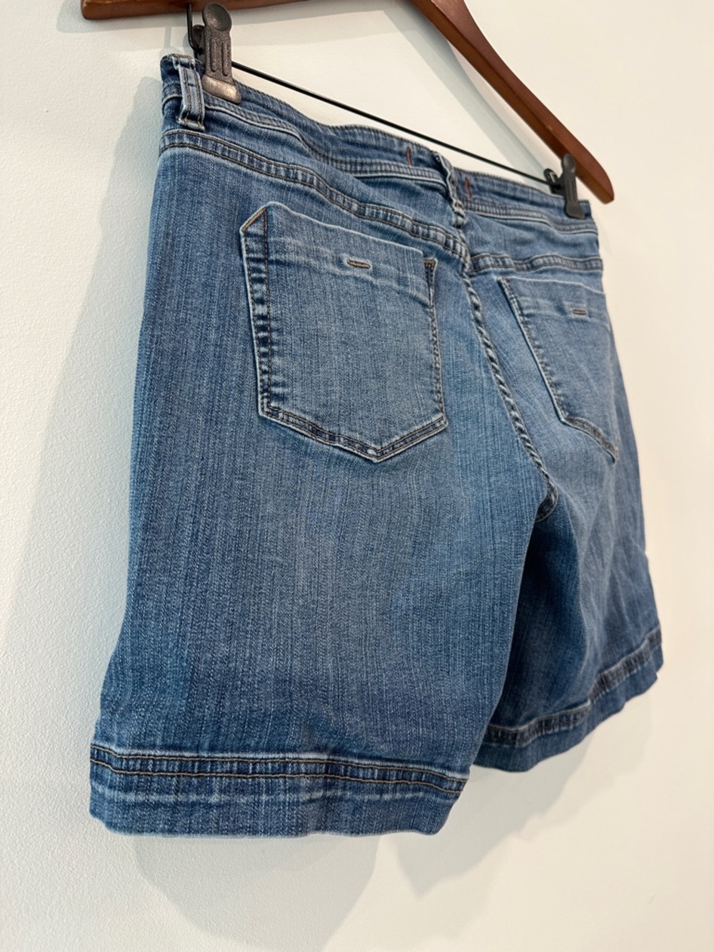 Tommy Bahama Denim Bermuda Shorts - Blue Wash - Picture 6 of 8